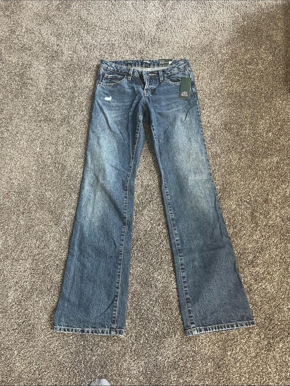 Women's Classic Low-Rise Bootcut Jeans in Medium Blue